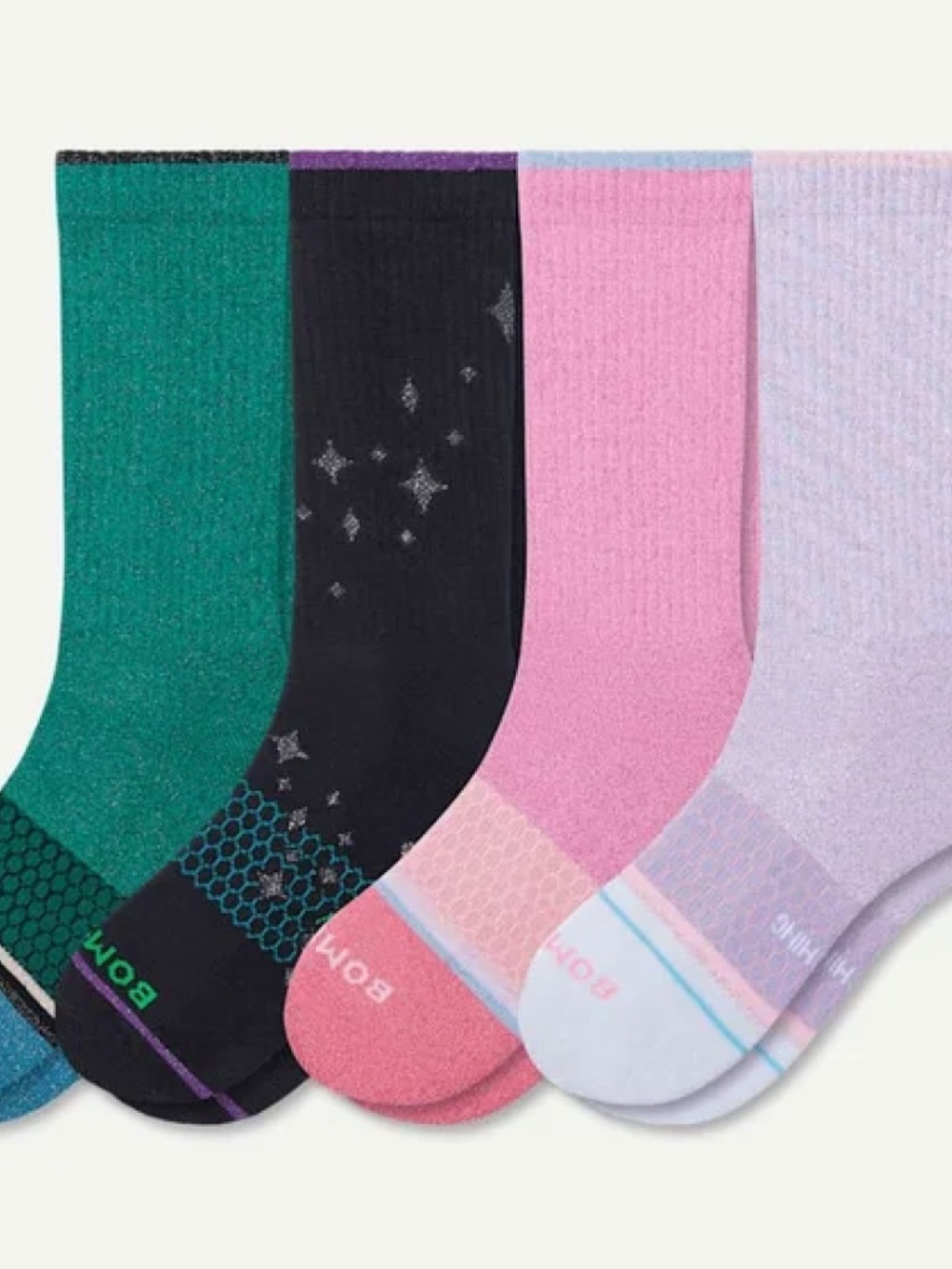 Bombas x Wicked Collection - Calf Sock 4-Pack Limited Edition Elphaba Glinda M